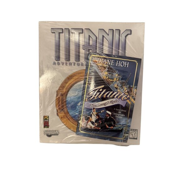 Titanic: Adventure Out of Time (PC, 1996) Sealed Big Box Windows 95/98 CD-ROM